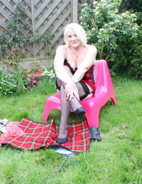 Naughty british housewife getting dirty in the garden - part 3460